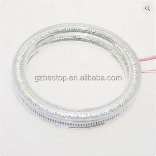100mm 12v 54pcs 3528 SMD LED Angel Eye Halo Ring white yellow for car lights