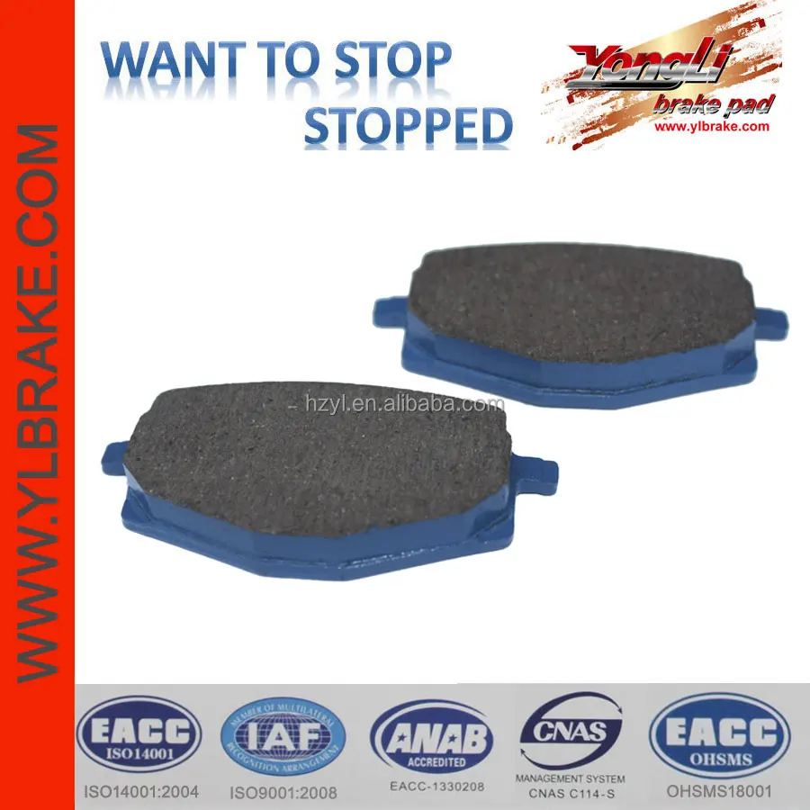motorcycle disc brake pad for yamaha ybr 125;brake pad for Eggy 125cc (Scooter);China factory wholesale motorcycle brake pads