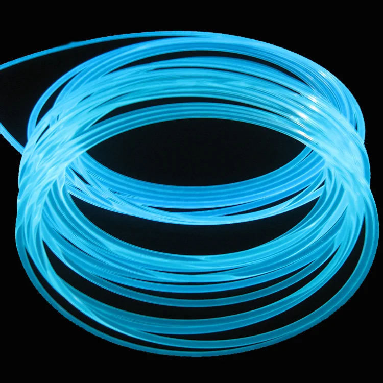 3mm polymer side glow fiber optic light cable for toys or home decoration