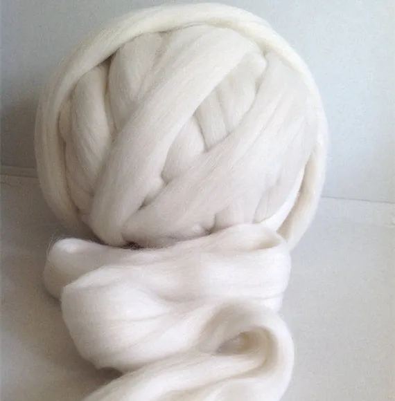 Супер крупная Толстая гигантская 100% акриловая пряжа с 25 цветами в наличии для крупной вязки одеяла шерсти