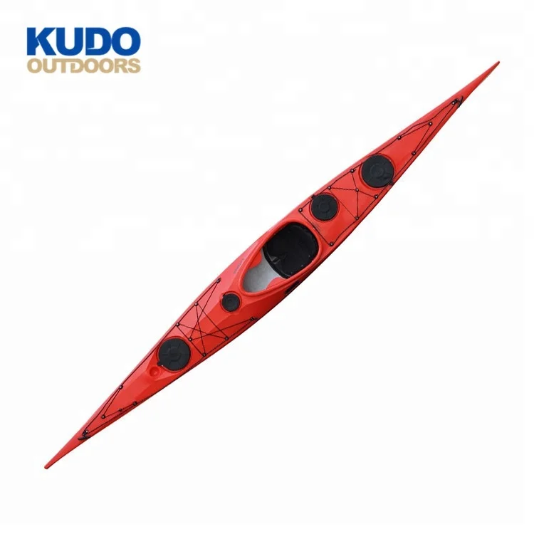 Designed In Norway Produced by KUDO Three Layer Sandwich Construction HDPE Sea Kayak with good stability