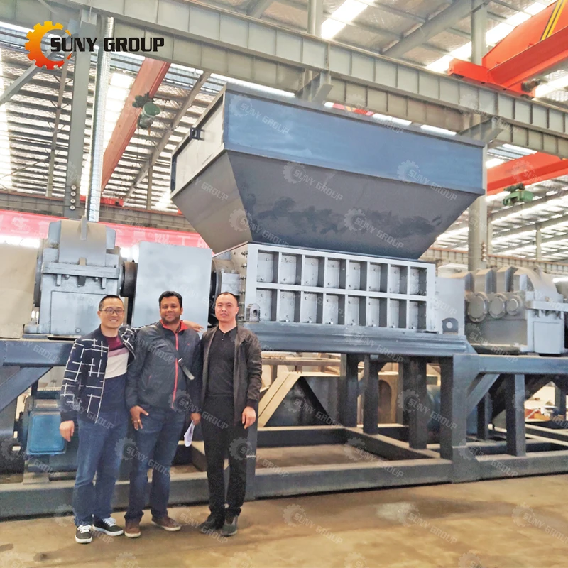 Industrial Crusher Cardboard Textile Waste Shredder Steel Scrap Machine Price