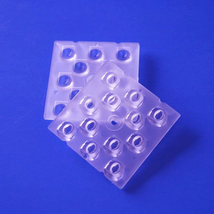 50x50mm 12 In 1 SMD 3030 Led Street Light PC Led Lens