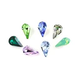 Dongzhou хрустальные каплевидные Стразы высокого качества без свинца небольшого размера K9 Необычные камни оптом для ювелирных изделий