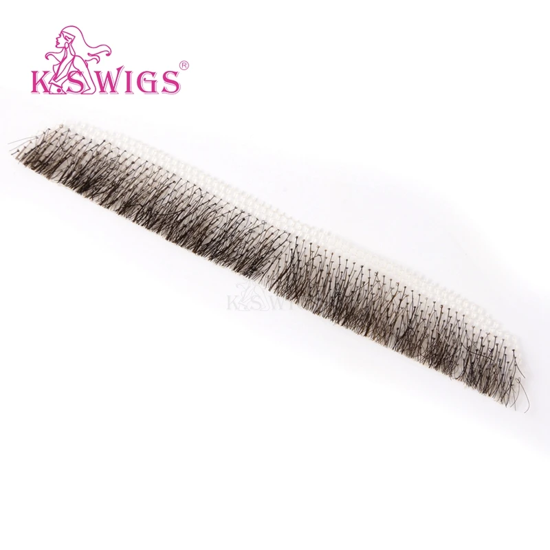 
K.S WIGS 100% Handmade Human Hair False Beard 