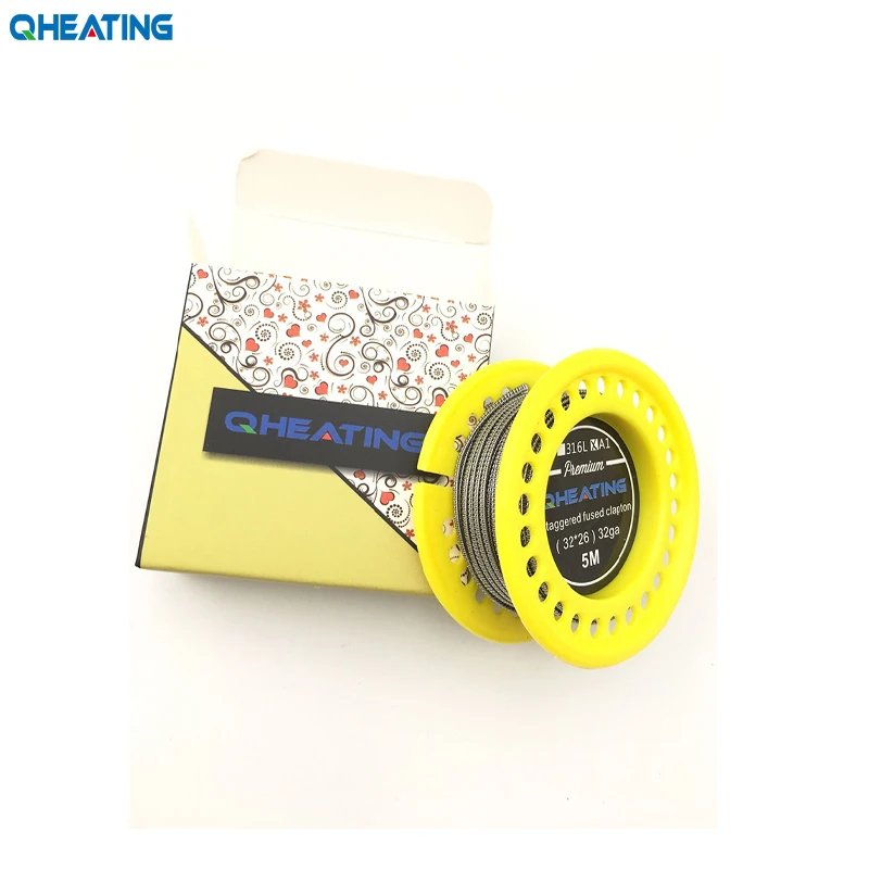 Exotic staggered fused/Spaced clapton/Tsuka/Tri-twisted Clapton/Framed/Alien V2 Clapton Coil wire