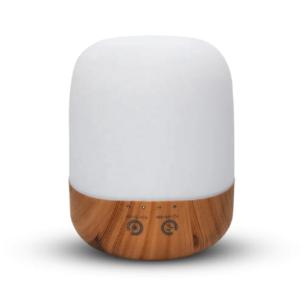 White color electric aroma oil diffuser with led light touch screen button  300ML Ultrasonic Air Humidifier