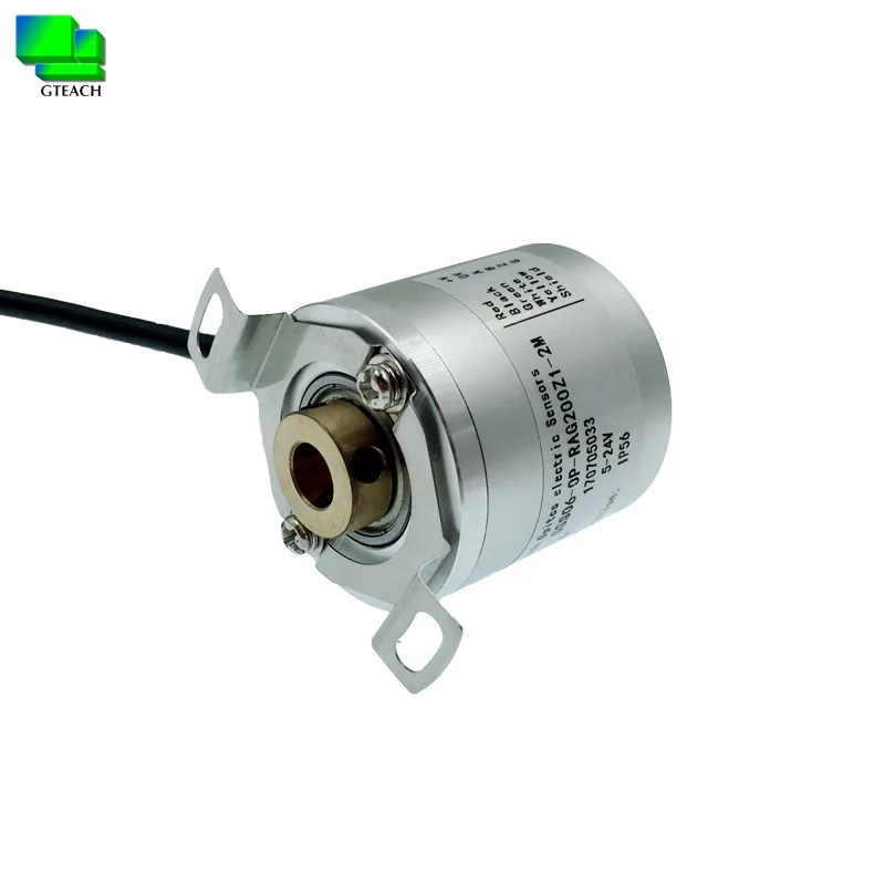 8mm hollow shaft rotary encoder position sensor push-pull output
