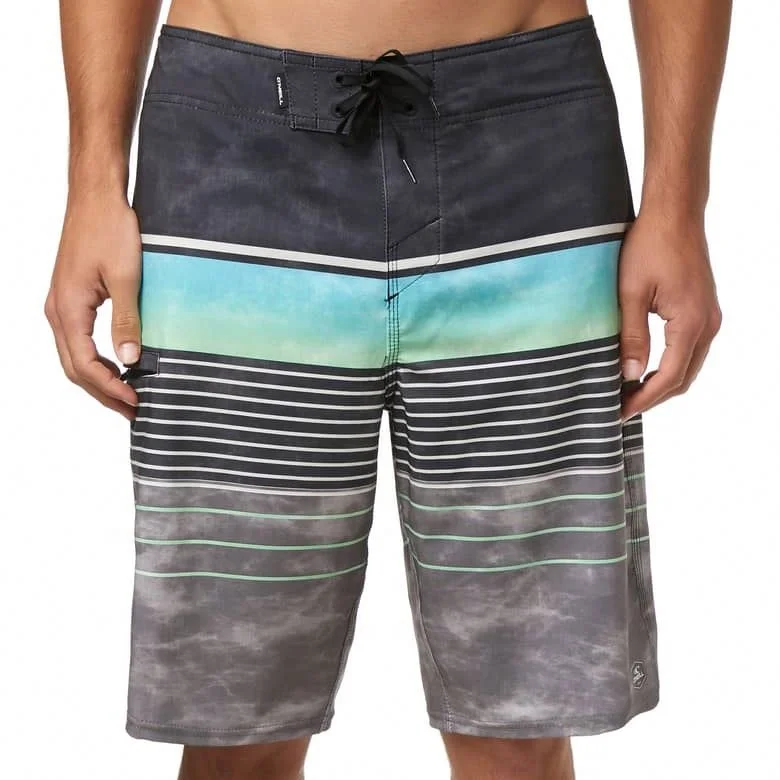 High Quality Sublimation 100%Polyester Good Beach Geometry Surfing Shorts