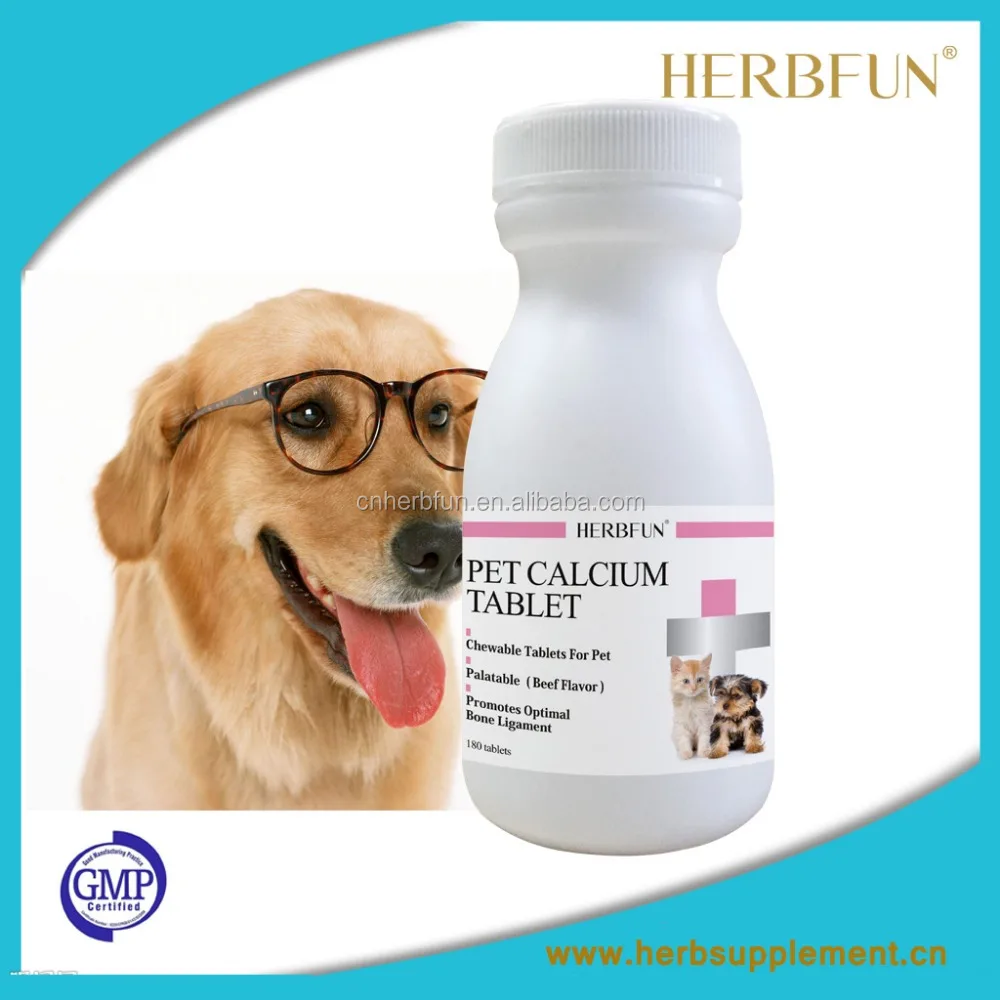 
OEM supplier Dog health supplement pet calcium tablet cat vitamin tablet 