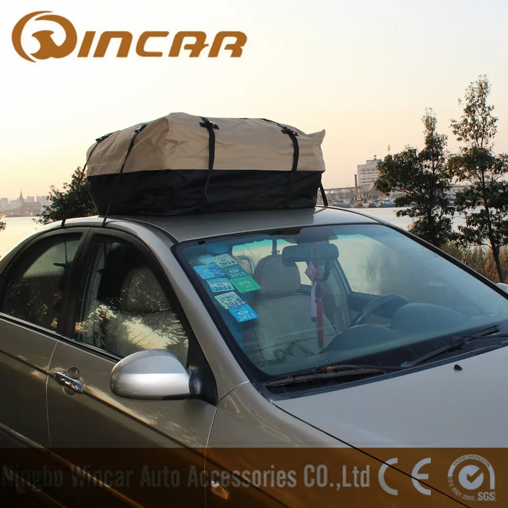 
600D Oxford Fabric Car Roof Bag for Touring Travel,Car Roof Luggage Carrier 