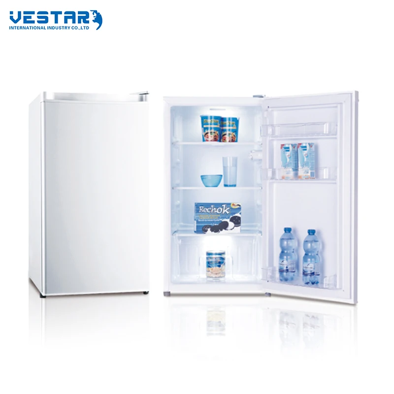 Hot selling Japanese hotel project use mini refrigerator single door fridge