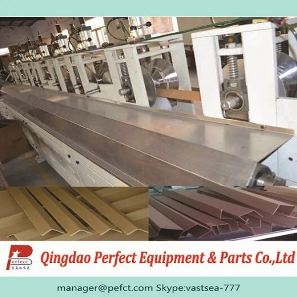 0 - 35 meter/min touch screen paper edge making machine