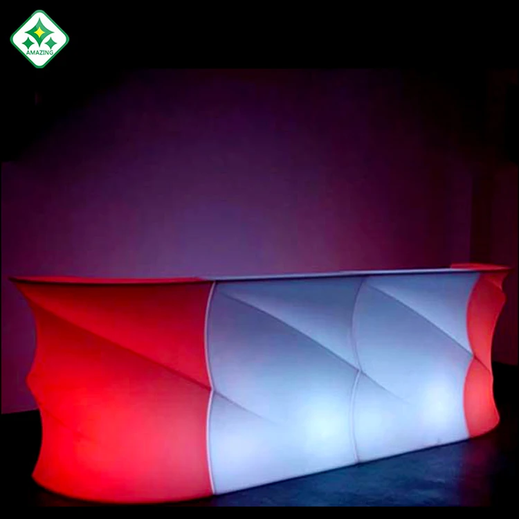 
special design Plastic portable hotel bar furniture drink bar counter for party 
