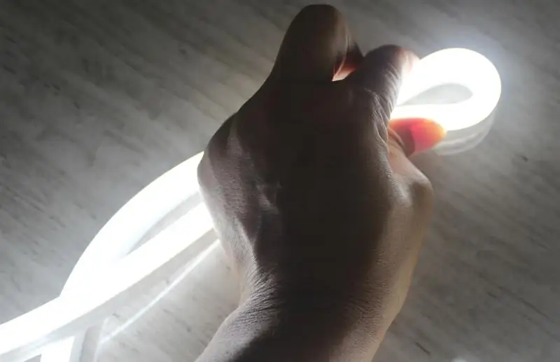 110 В плоские зеленые из светодиодов неоновый свет smd микропереключатель гибкий завод