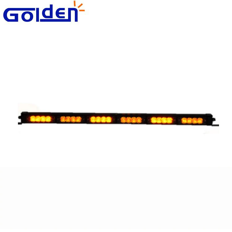 Amber orange red white traffic advisor warning led linear truck kit security caution stick light bar