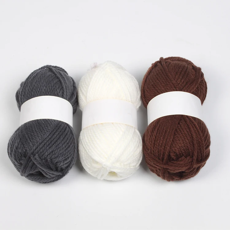 Charmkey vivid color soft anti pilling acrylic yarn for young women knitting