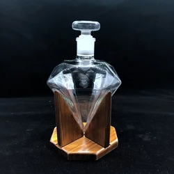 Diamond Shaped Whiskey Decanter