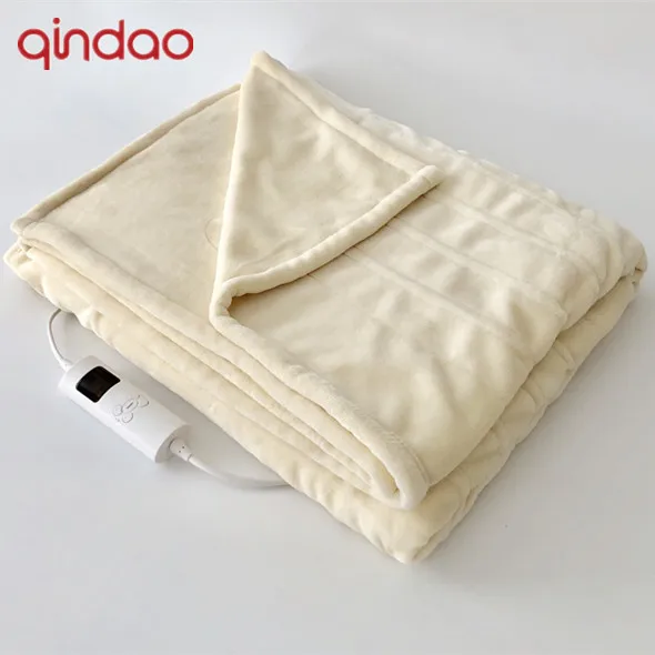 CE Approval 220-240V Electric Blanket Heating Throw Blankets with VDE Plug