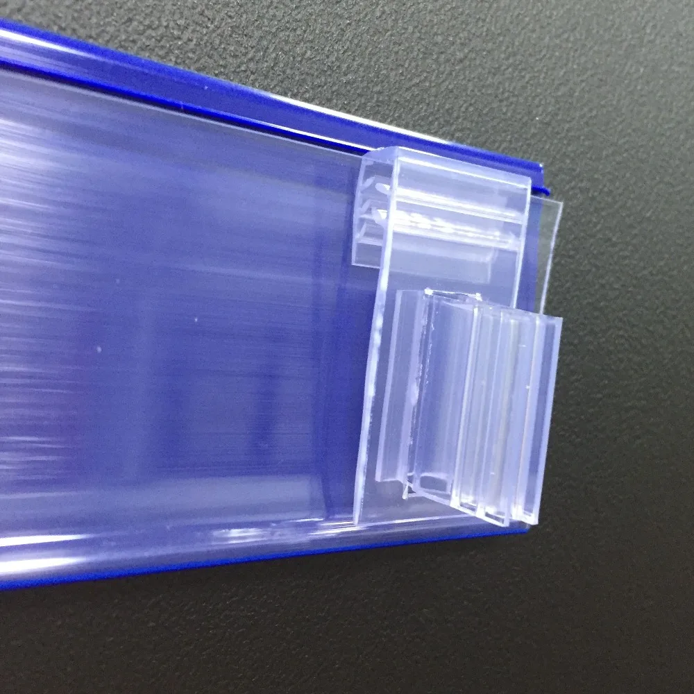 stationery shelving plastic clips sign gripper for promotion