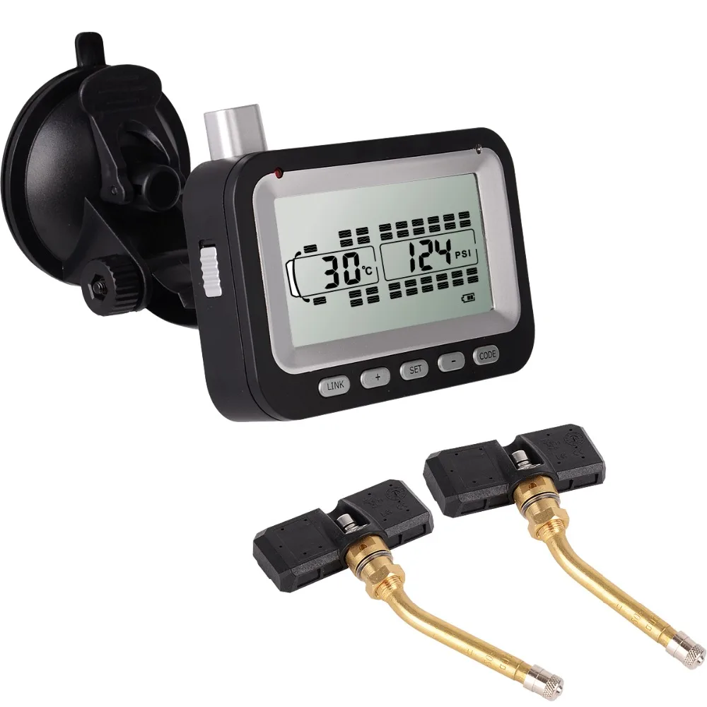 KingAuto Truck Trailer RV TPMS for 4 wheels, Trailers Auto switch  Two-year warranty