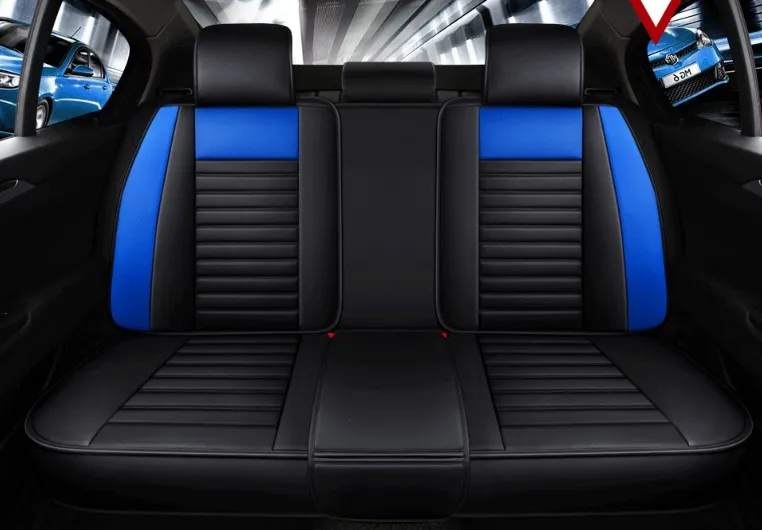 
High Quality Full Set Luxurious Universal PU Leather Car Seat Covers Fit 5 Seater Car Model With Cheap Price 