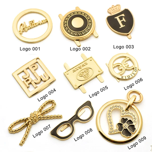 Hot sales hanging logo fashion handbag accessories metal tassels for making purses