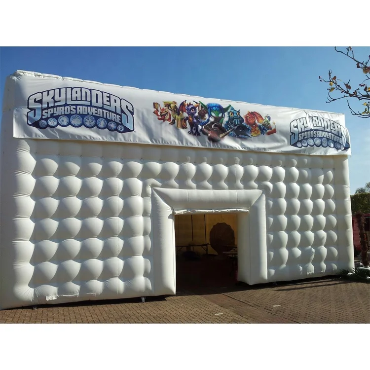 Outdoor Inflatable Party Tent , White House Inflatable Tent , Giant Inflatable Event Cube Tent for party