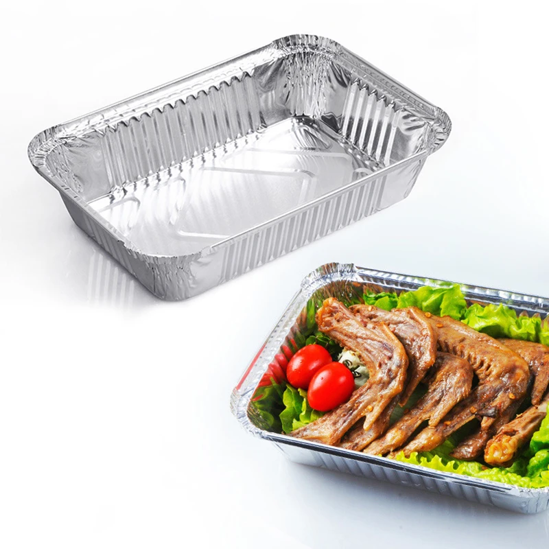 Airline biodegradable containers for lunch disposable aluminum casserole