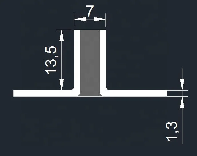 Ceramic flooring tiling control joint aluminum alloy expansion joints