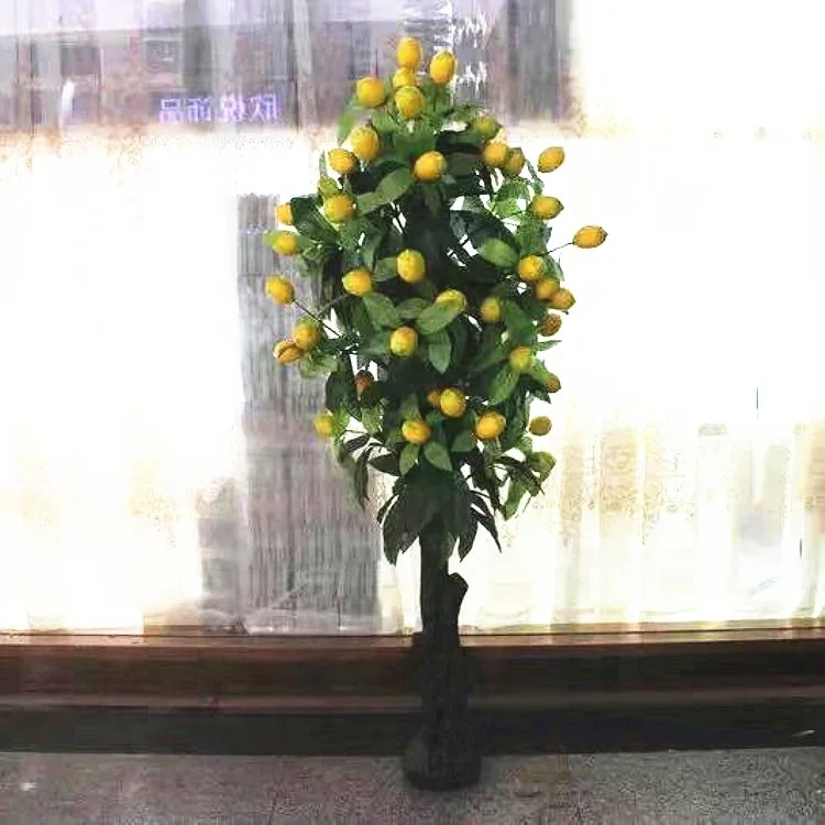 Simulation Lemon Tree For Decoration Factory Artificial Fruit Tree