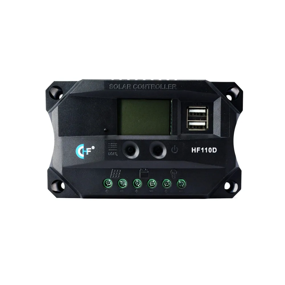 HF110D 10A 12/24V Auto Voltage With LCD Screen Display PWM Solar Charge Controller