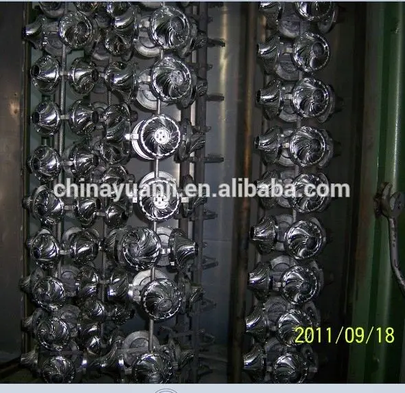 PVD metallizer vacuum coating machine for plastic and metal surface