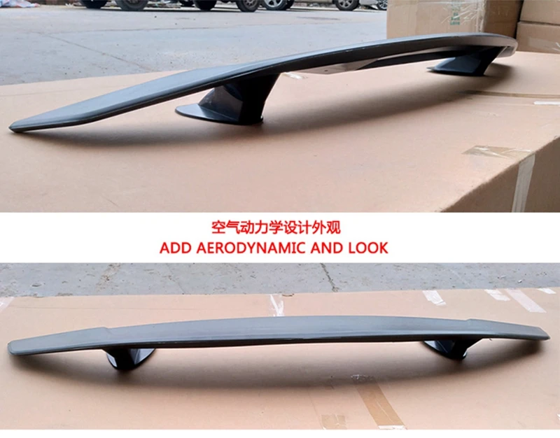 For Mercedes-Benz Sedan 4-doors W204 2007- 2014 ABS Plastic Unpainted Primer Color Rear Spoiler Trunk Lip Wing Car Accessories