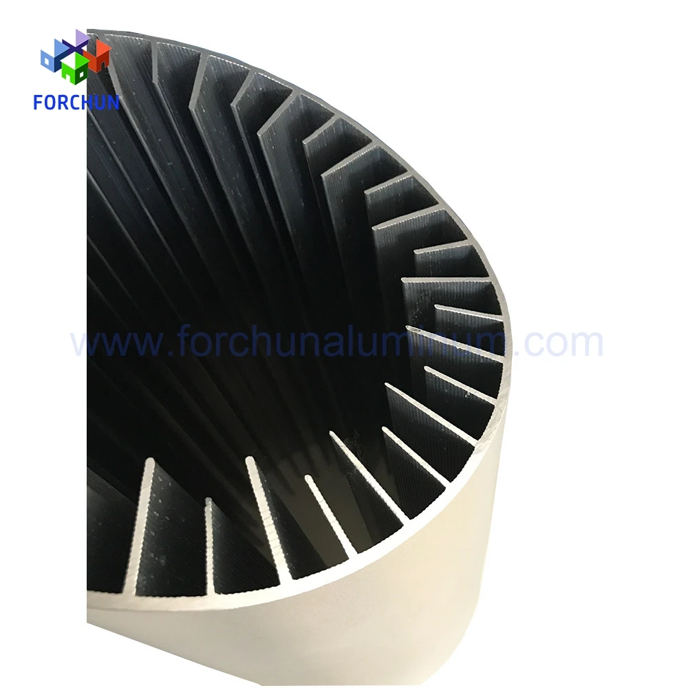 Large Round Hollow Aluminum Extrusion Heat Sink/Heatsink