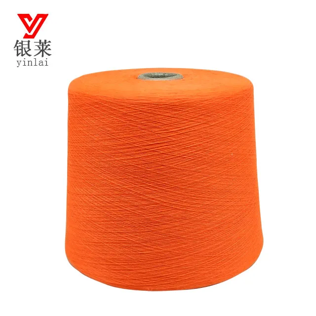 For Sock 100% Polyester Melange 32s/1 21s/1 Spun Yarn