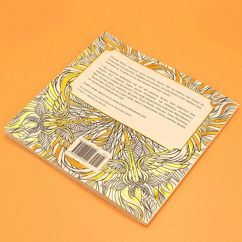 Professional Design Wholesale Painting Adult Colouring Books