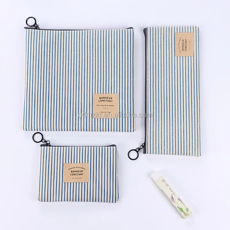 Amazon Hot-sell custom printed natural cotton canvas zipper wallet for women