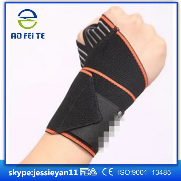 Adjustable Weightlifting Sports Wrist Brace Wrist Wrap For Volleyball Badminton Tennis