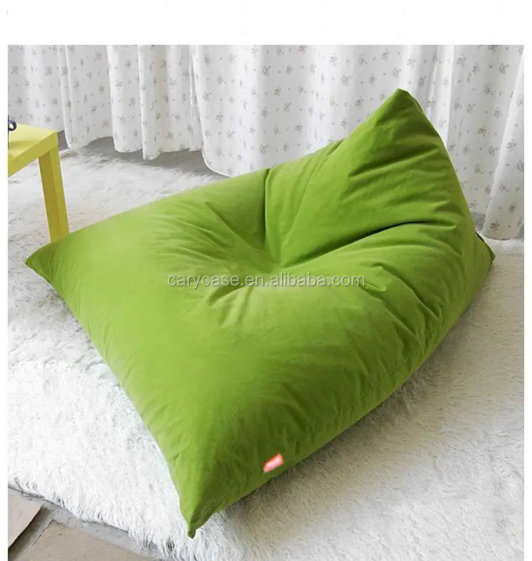 INDOOR HOT PINK Faux Suede beanbag chair, living room cube bean bag waterproof bean bag chairs