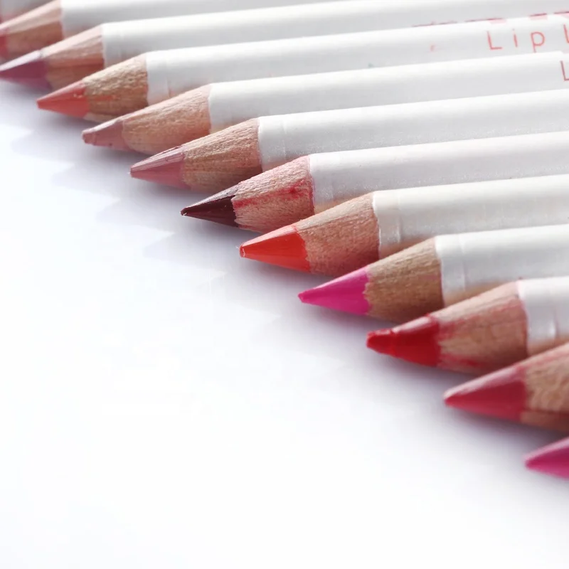 12pcs/set Professional Matte Pencil  Lip Liner PencilWaterproof Pencils For Lips Long Lasting Lipliner Pen Makeup Cosmetic Tools