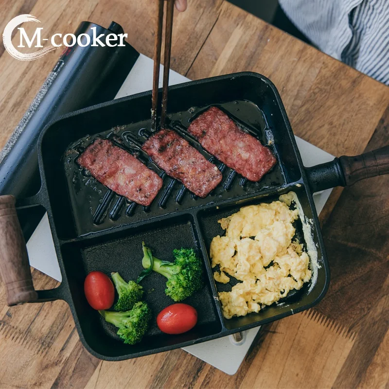  3 физиотерапевтическое оборудование предварительно опытный чугунная сковорода Пан сковорода-гриль