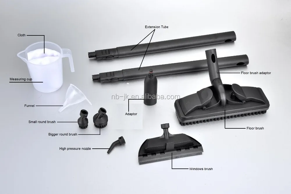 
1500W 1.5L stainless steel BSCI approved Multi-purpose professional Pressurized Canister car steam cleaner 