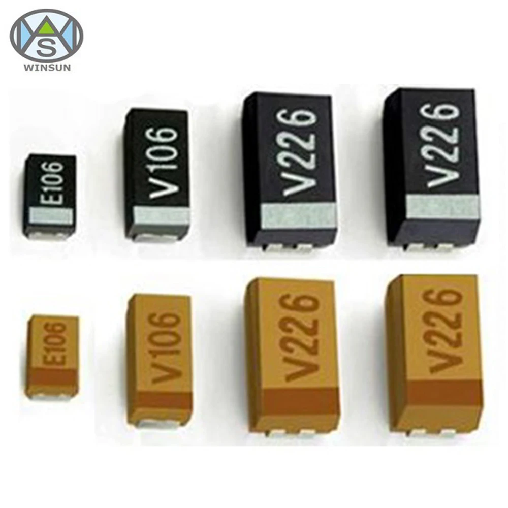 10 мкФ 6,3 V 16V корпус A 106 чип/SMD Танталовый конденсатор