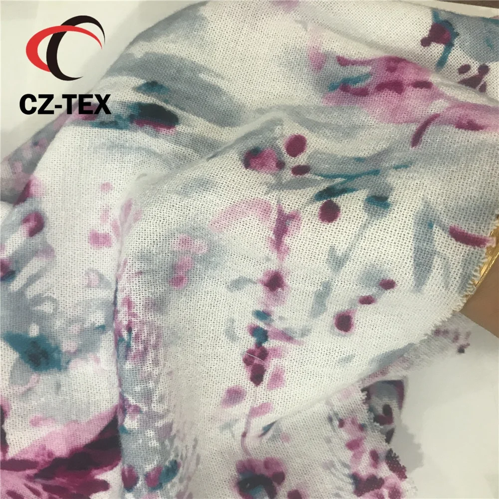 
2021 new design fashion fabrics pure cotton gauze fabric print 