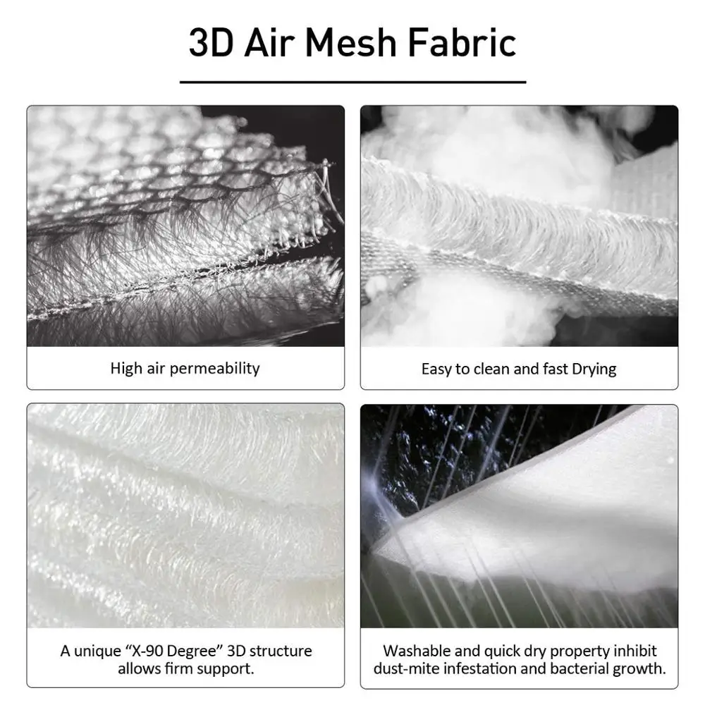 Eco-friendly wholesale 3D air mesh bath tub pillow spa