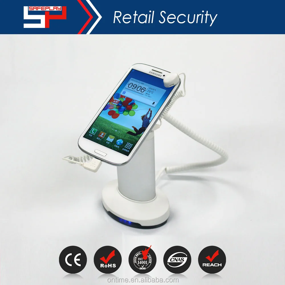 ONTIME SP2101- China mobile phone security display cell phone security display holder with alarm