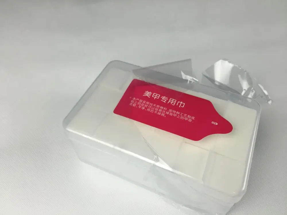 Wholesale disposable lint free medical salon manicure nail pads 100% cotton pad roll