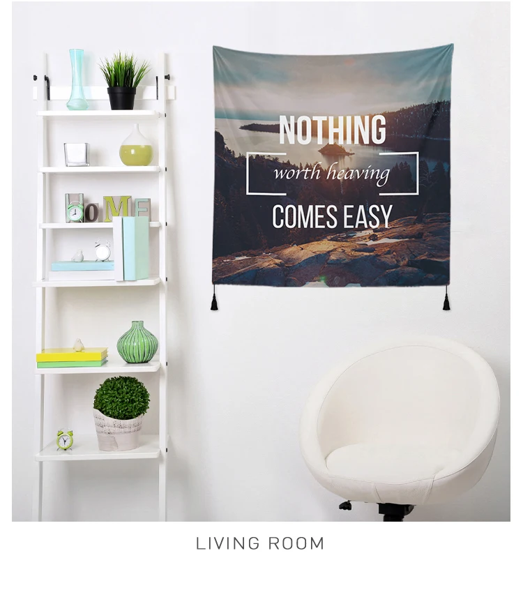 drop ship  wholesale custom  70*70cm  Sky, sea, scenery  Hanging Wall Tapestry