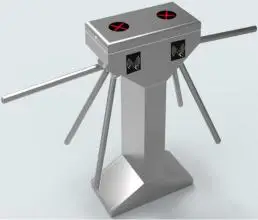 fast passing waist height  tripod turnstile for security device